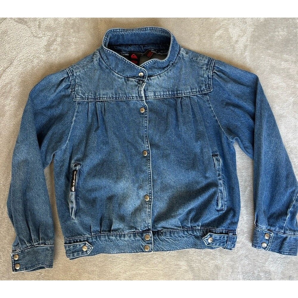 Stranger Things X Quicksilver The Nancy Denim Trucker Jacket Xl Retro 80s